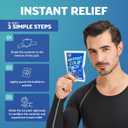 50 Pack Instant Ice Cold Pack (6 x 4.5) - Disposable Instant Ice Packs for Injuries | Cold Compress Ice Pack for Pain Relief