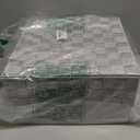 Woven Polypropylene Basket Set of 8, Woven Storage Basket, Woven Strap Baskets, Woven Basket Organizer for Bedroom, Bathroom, Office, Shelf, Dresser, Kitchen, Pantry, Gray