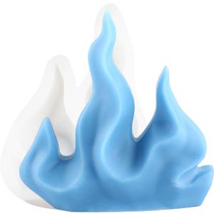 XIAOSHUI Coral Candle Molds Flame Mold Flame Candle Mold Coral Silicone Molds for Candle Home Decorate Candle Making Aromatherapy Gypsum Candles Resin Clay Craft