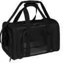 Top tasta Dog Cat Carrier Pet Carriers for Small Medium Large Cats Dogs Carrier Soft Sided Small Puppy Dog Carrier Portable Foldable Airline Approved Dog Cat Travel Carrier Black Medium