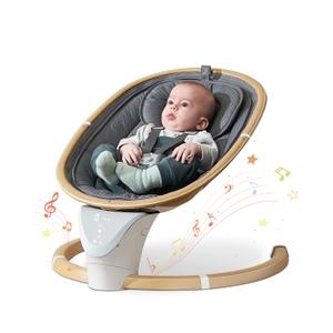 Baby Swings for Infants, Baby Swing for Newborns Boys Girls with 5 Swing Speeds Timing Function & Music, Portable Infant Swing