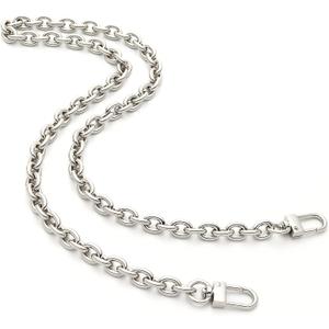 Purse Chain Strap Replacement [9mm Round] Shoulder Crossbody Chain for Womens Handbag Silver (40" / 100cm)