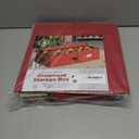 ZOBER Underbed Christmas Ornament Storage Box - Stores 64 3" Ornaments, With Dividers - Tear Proof 600D Oxford Fabric, Ornament Organizer Storage Box, Durable Christmas Containers Holder - Red