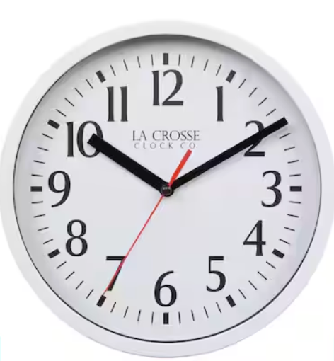 La Crosse Clock Co Basic Wall Clock 8 Inch