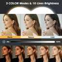 Ring Light for Desk,Heart Tabletop Light with 26" high Stand, RGB 47colors Selfie Light,USB Powered LED Desktop lamp with Phone Holder for Makeup Lights, Laptop Live Stream, YouTube,TikTok