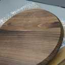 ZhenSanHuan Natural Wooden Wok lid/Cover Kitchen Tool, Pot Cover Lightweight Handcrafted Wooden Kitchen Accessory (30cm/11.8inch)