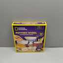 Blue Marble National Geographic Pottery Wheel Refill Kit  2 lbs. Air Dry Clay, 30 Pottery Tools & Accessories, Gemstone Chips, Sculpting Clay Tools, 7 Paints & More, Great Craft Kit for Kids