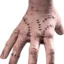 Wednesday Addams Family Thing Hand, Cosplay Hand by Addams Family, Fake Hand Toys Scary Props Halloween Decorations Prop Movie, (HWDA-BACX)