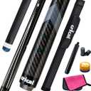 CRICAL Carbon Fiber Pool Cue Stick 58" Billiard Cue Sticks Professional Low Deflection Pool Sticks with 3/8 * 8 Pin Joint and 12.5mm Tip