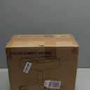 Rolling Stool with Wheels, PU Leather Small Office Chair with Foot Rest,Versatile Adjustable Swivel Stool for Tattoo Massage Salon Spa Teach Medical Facial Office Home Work Kitchen (Ember Brown)