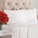 Queen Size 4 Piece Sheet Set - Comfy Breathable & Cooling Bed Sheets Set - Hotel Luxury Bedding for Women, Men, Kids, Teens, Boys & Girls - Deep Pockets, Soft, Wrinkle Free - Oeko-Tex - Antique White