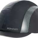 MOHEEN Safety Bump Cap, Baseball Hat Style with Reflective Stripes Lightweight and Breathable Hard Hat Head Protection Cap (02# Black)