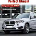 Front Bumper Grille Cover for BMW X5 F15 2014-2018, ABS Lower Bumper Face Bar Trim Left & Right, Replaces 51117303113 51117303114 BM8261234 BM8261233, Black