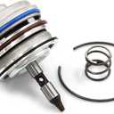 High Performance Servo Piston Assembly with Cover & Snap Ring Compatible with Corvette 700R4 4L65E 4L70E 4L60E 1982-2014 Silver