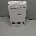 Black LED Cordless Table Lamp Set of 2, Rechargeable Wireless Lamps with Speaker, 3 Color Dimming Desk Lamp for Bedside, Room, Office, Restaurant, Bar, Night