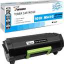 TOPRINT 501H 50F1H00 Compatible Toner Cartridge High Capacity 5000 Pages Black for Lexmark MS310d MS310dn MS312DN MS410d MS410dn MS415dn MS415dn MS510dn MS610de MS610dn MS610dte MS610dtn Printer