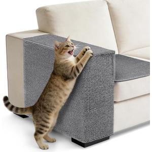 Cat Scratcher Couch Protector - Couch Corner & Armrest Protectors for Cats, Furniture Sofa Protector from Cat Claws Scratch