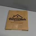 HOMOTEK 8 Pack Hinge Pin Door Stoppers, Adjustable Deluxe Heavy Doorstops for Top of Door, White Rubber Bumper Tips