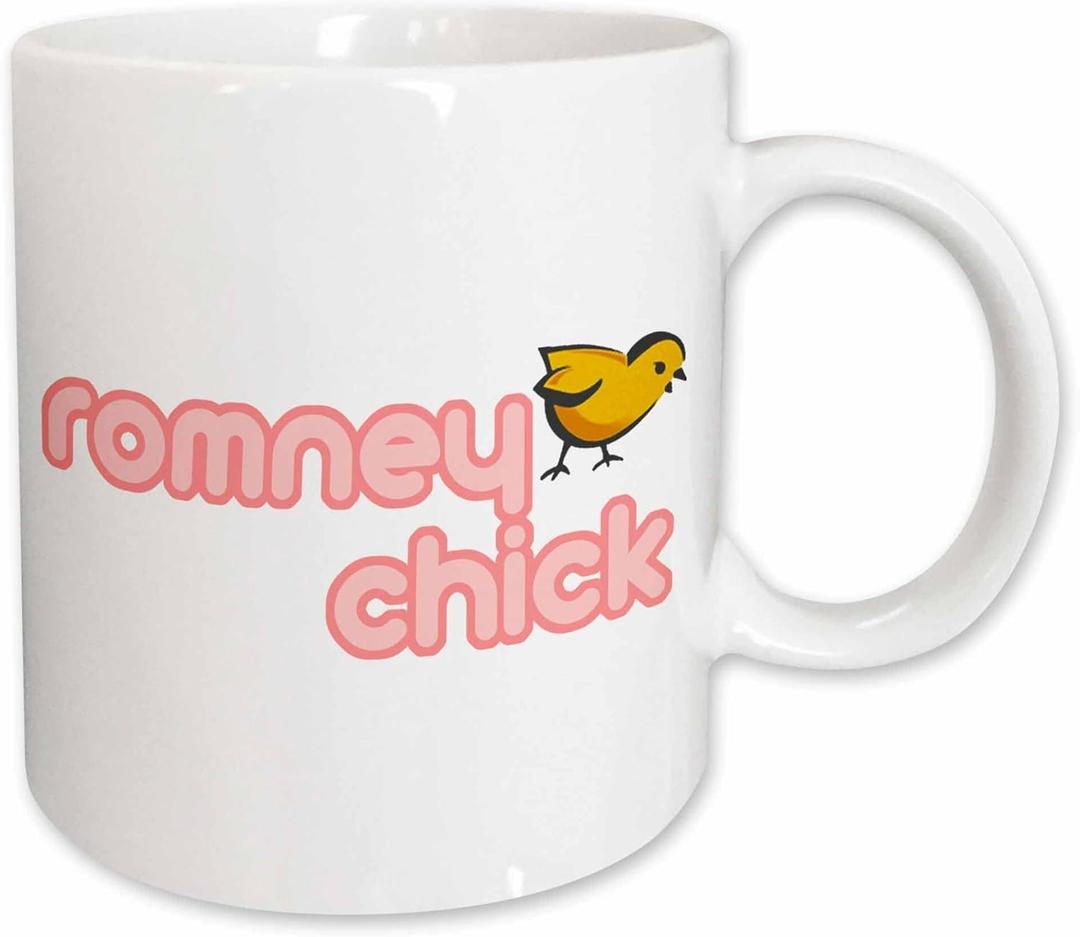 3dRose Romney Chick Mug, 11-Ounce