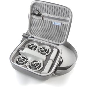 Skyreat Neo Case, Portable PU Leather Small Shoulder Bag for DJI Neo Drone and Batteries Accessories