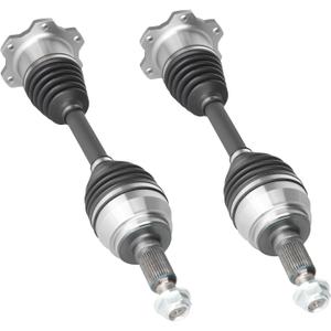 Front CV Axle Shaft Assembly Fit for Chevy Silverado Suburban Avalanche 1500 Tahoe Blazer, for GMC Yukon K1500 K2500 Sierra, for Cadillac Escalade EXT ESV, Left or Right CV Joint Shaft, 2 pack, 17 inches or 18 inches