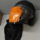 VEVOR Motorcycle Helmet, 3/4 Open Face, Adult Motocross Dirt Bike Helmet with Clear Visor, Comfortable Motorbike Racing Street with Detachable Liner for Men & Women, DOT Approved (X-Large)