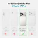 For iPhone 17 Pro Case, Liquid Silicone Cover with Camera Protection Anti-Scratch Soft Microfiber Lining Shockproof Protective Phone Case for iPhone 17 Pro 6.3", Chalk Pink