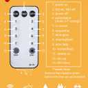 LED Christmas Net Lights, 300LED 32FT Waterproof String Lights with Timer Remote, Tree Trunk Wrap Christmas Net Lights for Indoor Outdoor Home Tree Palm Pillar Xmas Party Yard Decoration, Warm White