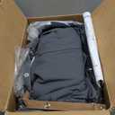 StorageWorks 160L Laundry Basket with Wheels, Large Rolling Hampers for Clothing Organizer, Dirty Clothes Basket for Hotel, Home, Closet, Dorm, Light Grey