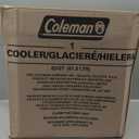 Coleman Classic Series Insulated Portable Rolling Cooler with Wheels, Leak-Resistant Outdoor Hard Cooler Keeps Ice up to 5 Days, 65-Quart