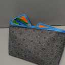 Vivifying Snuffle Mat for Dogs, Interactive Dog Puzzle Toy for Boredom and Mental Stimulation, Enrichment Feeding Game Sniff Mat Helps Slow Eating and Keep Busy (Blue Green Orange)