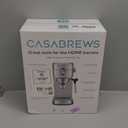 CASABREWS CM5418 Espresso Machine 20 Bar, Compact Espresso Maker with Steam Milk Frother, Stainless Steel Coffee Machine with 34oz Removable Water Tank for Cappuccino, Gift for Women or Men, Silver