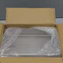 Boloyo Acrylic File Holder, 1PC 3 Sections Clear File Organizer Mail Letter Sorter Desktop Folder Holder for Home Office School Envelope Bill Filling Paper Document