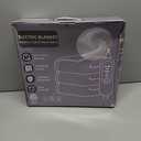 Heated Blanket Electric Blanket, Cozy Faux Rabbit Fur & Soft Flannel Warm Heater Throw Blanket with 5 Fast Heating Levels &10Hours Auto-Off Over-Heat Protection，50" x 60" (Grey)