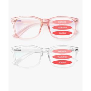 SIGVAN Progressive Multifocal Computer Glasses Women Men Blue Light Blocking Reading Glasses Spring Hinge Readers +1.75