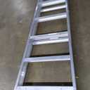 Louisville 8' 300lb Aluminum Stepladder & LITE 6' 250lb Aluminum Step Ladder with Tool Tray