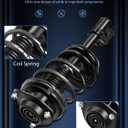 ECCPP Complete Struts Spring Assembly Shock Absorber for 2000-2006 for Hyundai Elantra (Front Pair)