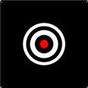 Golf Target Cloth 5' x 5' Golf Hitting Cloth Training Aids Practice Backstop Target for Driving Range Indoor Outdoor (58" x 59", Black)
