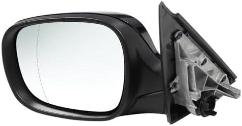 Jecoupoon Left Side Mirror Assembly Compatible with X3 2011-2014 Driver Side Door Mirror w/Heated & Power Adjustment Glass Side View Mirror Black)