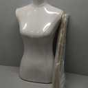 SHAREWIN Mannequin Torso Dress Form 40.55-73.23 Inch Height Adjustable Female Model Display Mannequin Body with Metal Bracket and Rectangular Base for Sewing Dressmakers Dress Jewelry Display, Beige