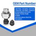 12677836 Oil Pressure Sensor and Socket for Chevy Silverado 1500 2500 3500 Express Corvette Suburban Avalanche Impala Tahoe Trailblazer& GMC Sierra Savana Yukon Envoy&Cadillac CTS,Escalade D1846A