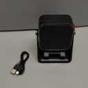 Wireless Induction Speaker 5-in-1 Bluetooth Speaker with Phone Stand,Stereo Sound, 3500mAh Rechargeable, 8 RGB Ambient Light, 360 Adjustable Holder for iPhone/Android/iPad,Gifts for Men Women (Black)