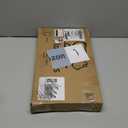 Dog Gate - 18"-45" Adjustable Extra Wide Metal Baby Gate to Step Over, 10" Tall Small Pet Gate with 3 Extension Kits, Pressure Mounted for Doorways & Stairs (White)