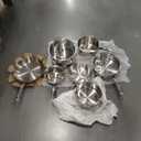 T-fal Stainless Steel Cookware Set, 11 Piece, Induction Cookware, Oven Safe to 500F, Kitchen Cooking Set w/Fry Pans, Pots and Pans, Dutch Oven, Saucepans, Kitchen Essentials, Silver