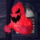 Joiedomi 4.5 FT Tall Halloween Inflatable Ghost Outdoor Decoration, Ghost Blow Up Yard Decorations with Rotating LED for Scary Halloween Decor, Window Decor