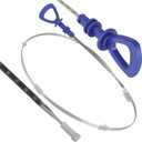 SCITOO 36.46" Oil Dipstick Engine Dipstick Fits for Mercedes-Benz C230 C240 C32 C320 C55 CL55 CLK320 CLK500 CLK55 CLS500 CLS55 E320 E500 E55 ML500 R500 S430 S500 S55 SL500 SL55 SLK55 2001-2010 Medium