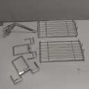 Adjustable Griddle Warming Rack for Blackstone 17 22 28 36 Inch Griddle, Universal BBQ Warmer Rack for Blackstone, Weber, Charbrail, Royal, Pit Boss, Camp Chef and Most Flattop Grills