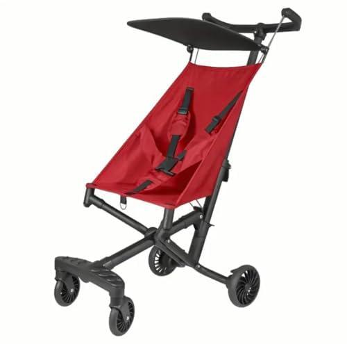 Generic Stroller for Kids Ages 1-6Lightweight Umbrella Stroller - Perfect Travel Companion for Babies' First Outing!Ultra Lightweight Travel Stroller(Red)