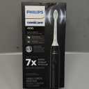 Philips Sonicare 4100 Rechargeable Electric Toothbrush, with Pressure Sensor, 2 Intensity Settings, SmarTimer and QuadPacer, 14-Day Battery Life, Black, Model HX3681/24