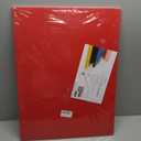 CURTA Cutting Boards for Kitchen, 24" x 18" x 0.5" Red Color Coded Plastic Chopping Board with Anti Slip Surface Dishwasher Safe